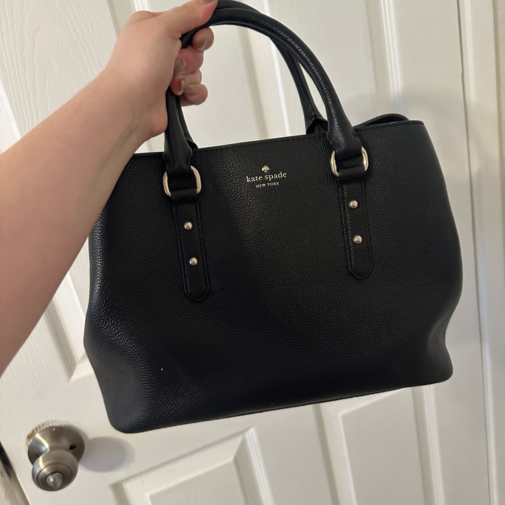 Kate Spade Black Leather Handbag